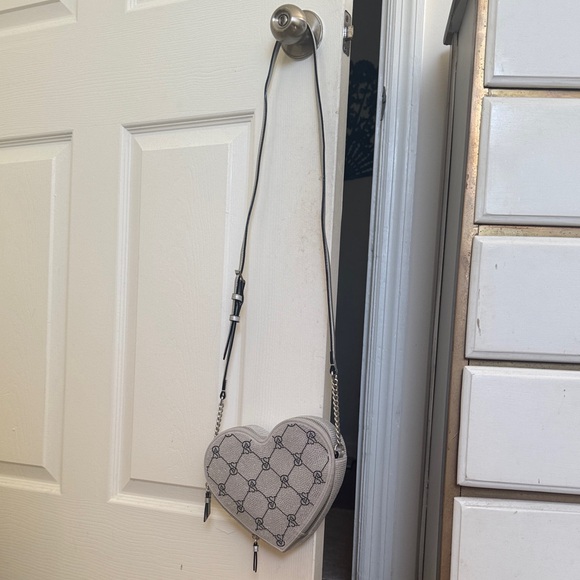 Victoria's Secret Heart-Shaped Crossbody Bag - Gray - Picture 4 of 4